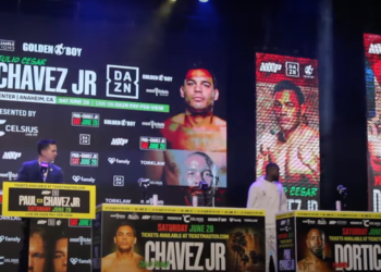 Jake Paul vs Julio Cesar Chavez Jr Press 2025
